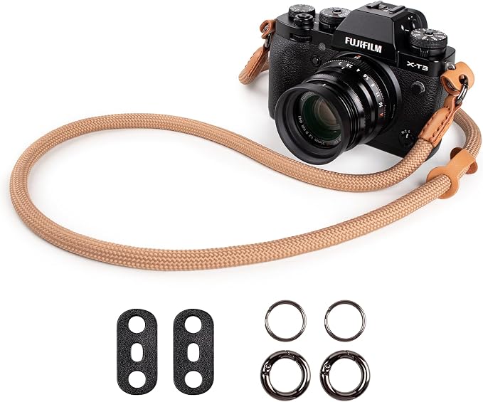 VOVMOEYA Nylon Braided Camera Rope Strap, Camera Neck Shoulder Strap by VOVMOEYA