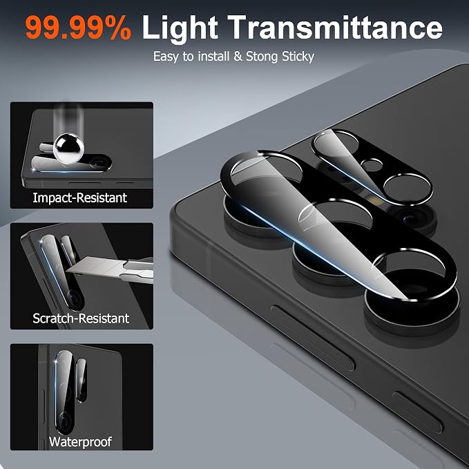 LYWHL 2+2 Pack for Samsung Galaxy S26 Ultra Matte Privacy Screen Protector - Image 7