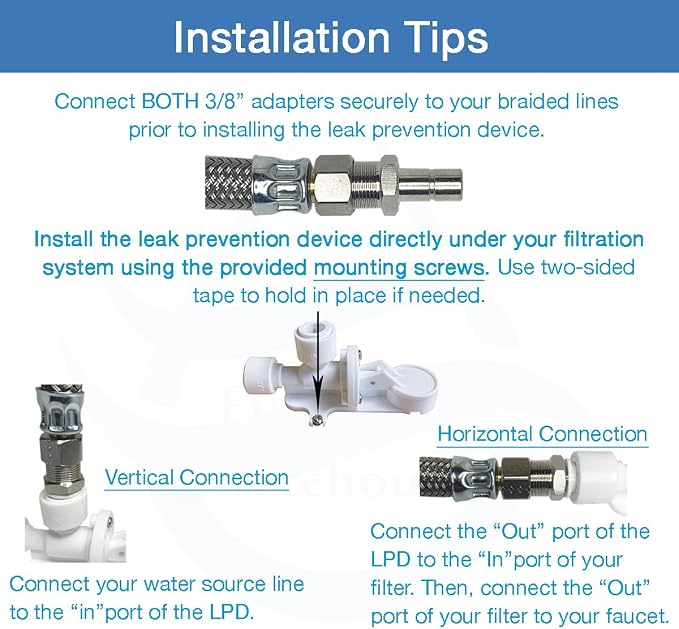 1/4", or High Flow Leak Stop Valve, Automatic Water Shut Off Valve, Leak - Image 9