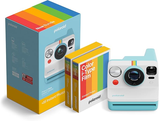 Polaroid Now 3rd Generation I-Type Instant Camera + Film Bundle by Polaroid