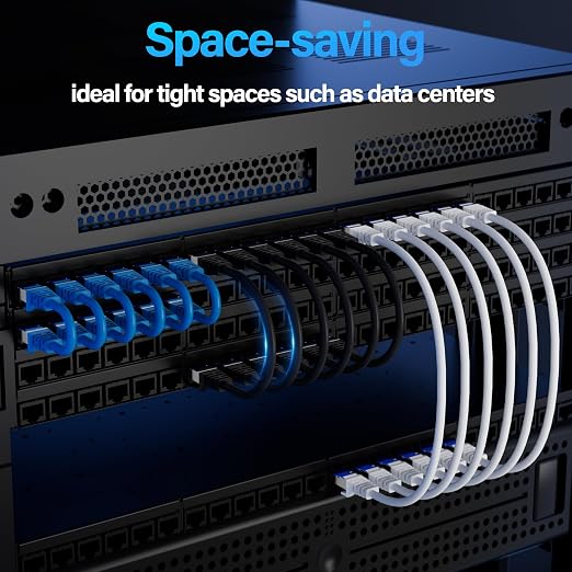 Cat6A Ethernet Cable Shielded 10Gbps 3 ft, Slim Shielded Ethernet Cable Cat 6 - Image 5