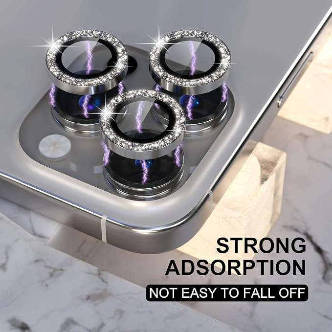 Choiche Compatible for iPhone 16 Pro/iPhone 16 Pro Max Camera Lens Protector - Image 6