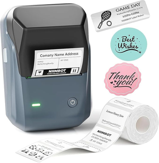 NIIMBOT B1 Label Maker Machine, Thermal Label Printer Easy to Use by NIIMBOT%C2%AE