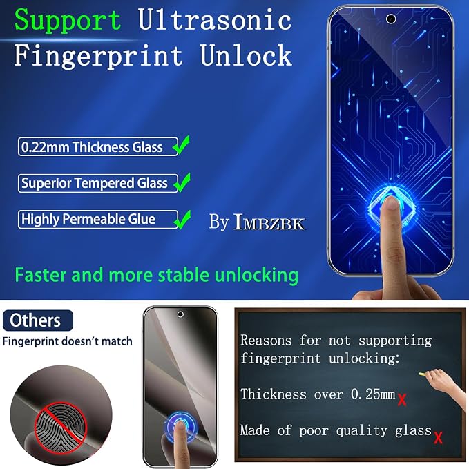 IMBZBK 3 Pack Screen Protector for Google Pixel 10 Pro, 3 Tempered Glass Camera - Image 5