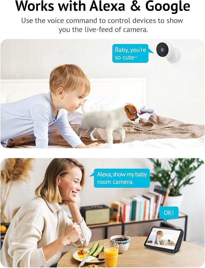 LaView 5MP 3K Cameras for Home Security Indoor, Home Security Camera for - Image 8
