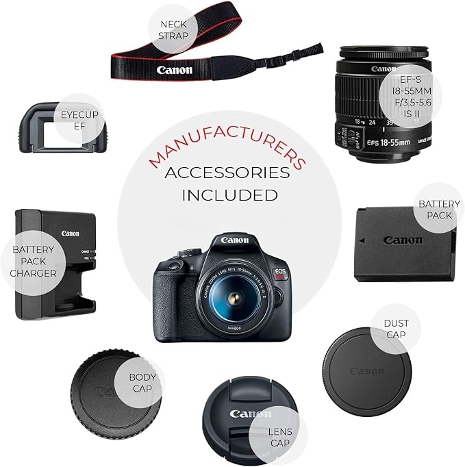 Canon EOS Rebel T7 DSLR Camera - Image 6