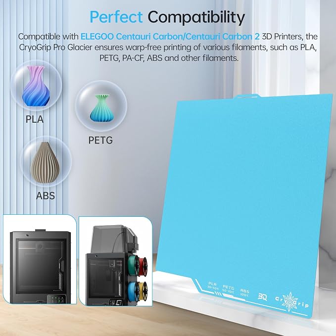 BIQU Cryogrip Pro Frostbite Cold Build Plate Compatible - Image 4