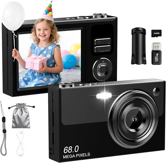Digital Camera for Kids & Beginners, 4K Digital Camera by ocxu