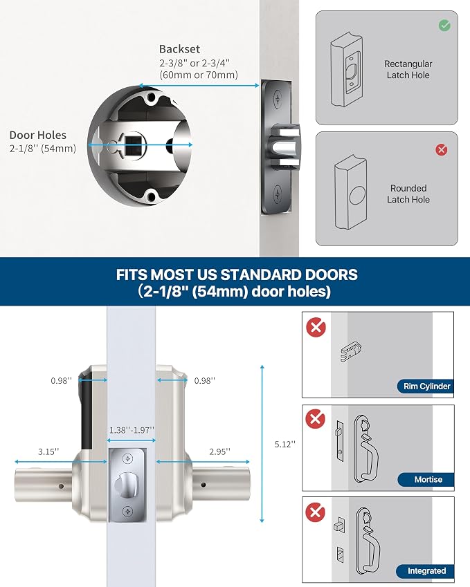 HIDALIFE Keyless Entry Door Lock - Image 5