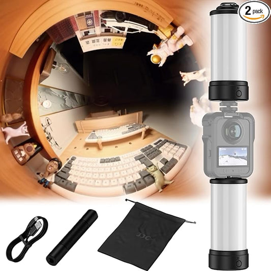 JJC 2Pcs 360 LED Light Attachment by JJC
