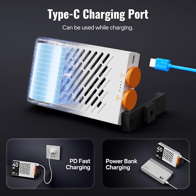 ZHIYUN FIVERAY M40 Video Light, 40W Portable Camera Light, 14000 Lux, CRI/TLCI - Image 7