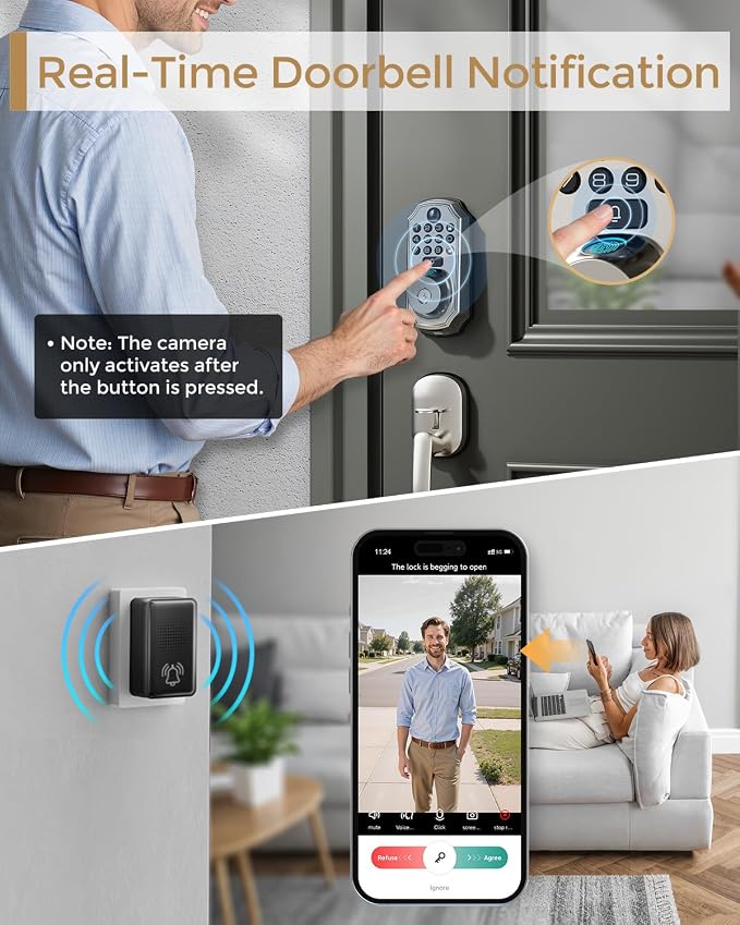ARPHA WiFi Smart Lock with Camera - Image 4