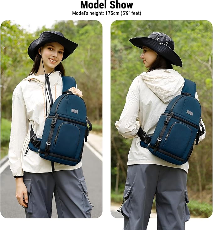 MOSISO Camera Sling Bag, DSLR/SLR/Mirrorless Camera Case Shockproof Photography - Image 6