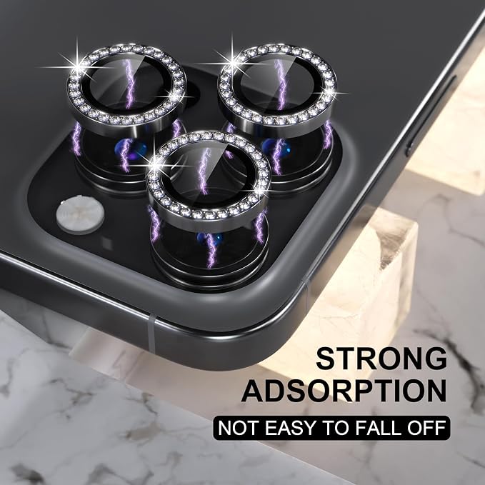 Choiche Compatible for iPhone 16 Pro/iPhone 16 Pro Max Camera Lens Protector - Image 5