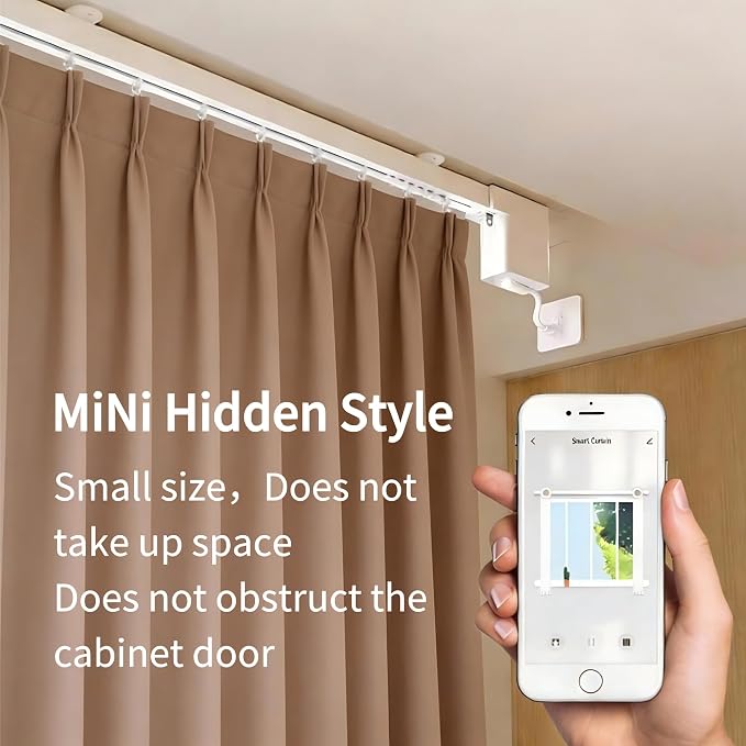 Mini Zigbee Motor with Plug for Smart Curtain Track System, Motorized Curtains - Image 5