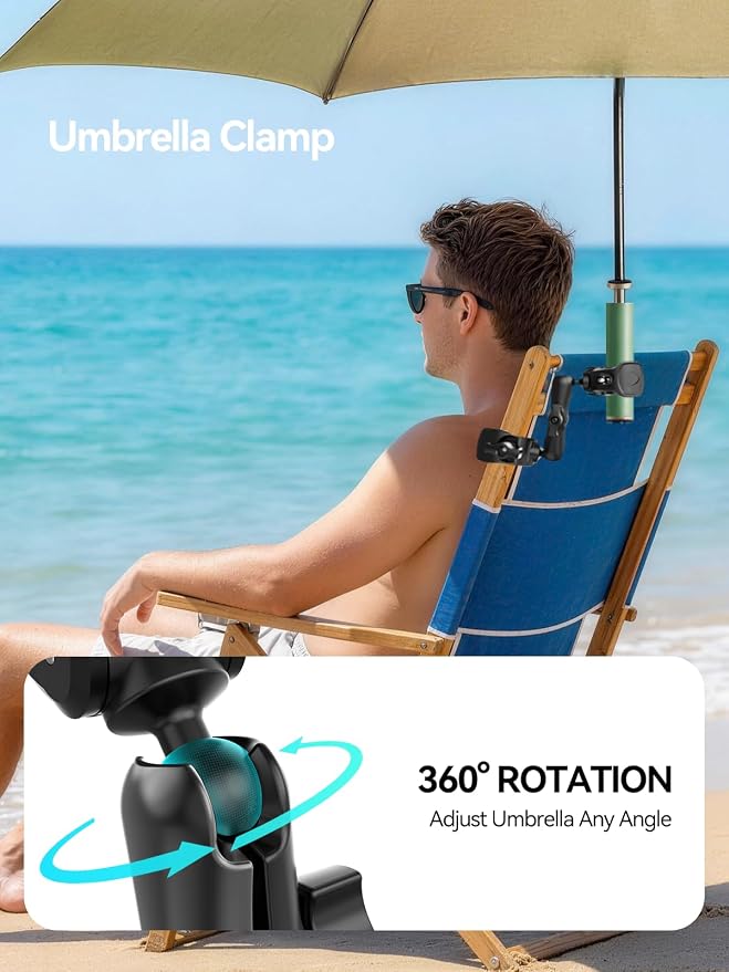 MAGJIEYX Double Clamp Mount, 360°Magic Arm - Image 4