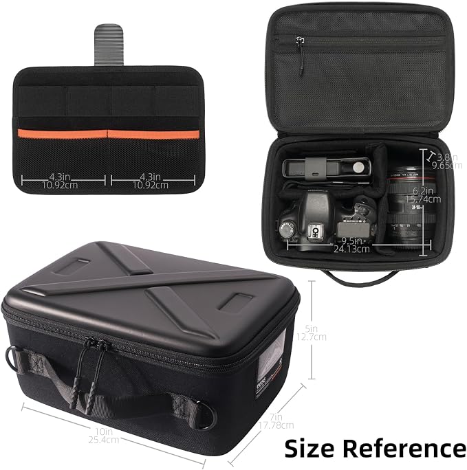 Besnfoto Hard Shell Camera Case Small, Shockproof Waterproof Camera Carrying Bag - Image 5