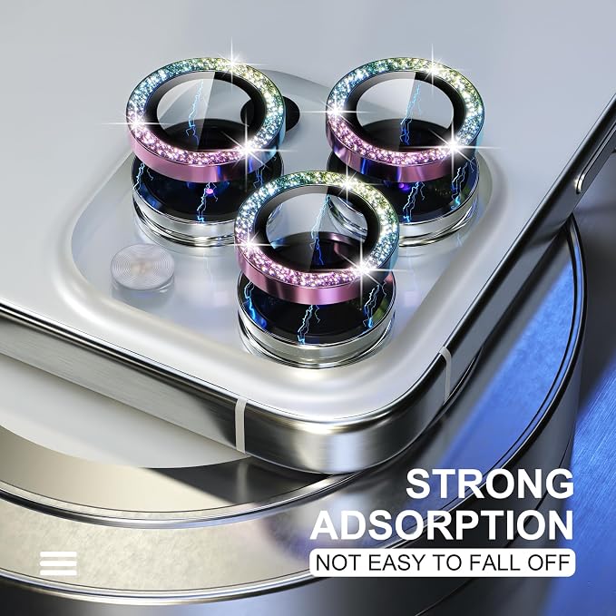 Choiche Compatible for iPhone 15 Pro/iPhone 15 Pro Max Camera Lens Protector - Image 6