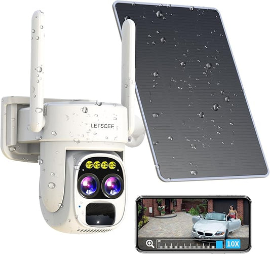 LETSCEE Security Cameras Wirelss Outdoor by LETSCEE