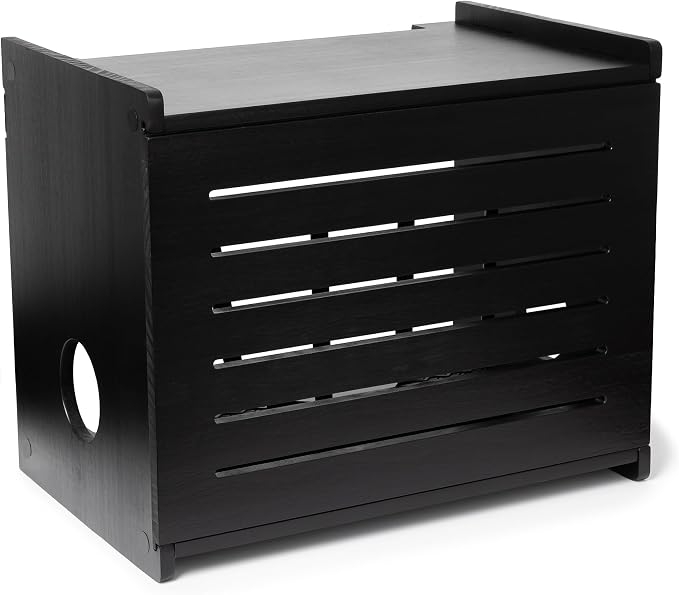 Wooden WiFi Router Storage Box by Unknown