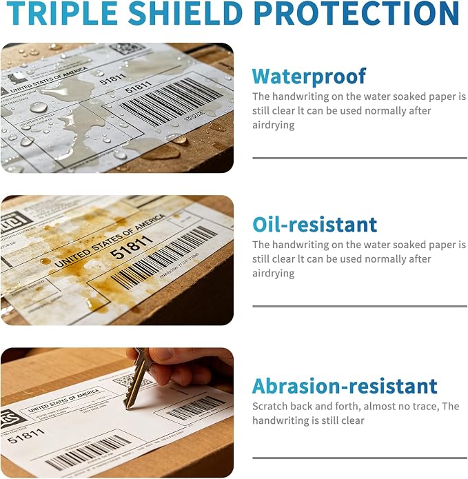 9527 Product Fanfold 4 x 6 Direct Thermal Labels White Perforated Shipping - Image 3