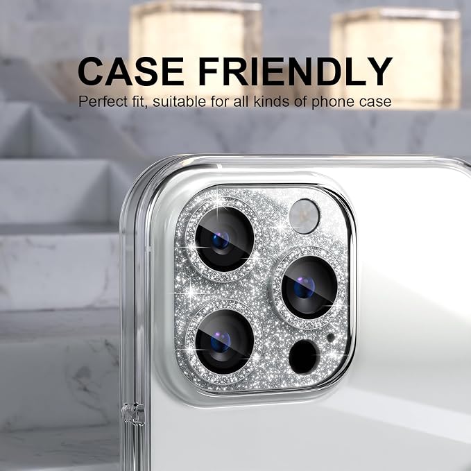 Choiche Compatible for iPhone 16 Pro/iPhone 16 Pro Max Camera Lens Protector - Image 4