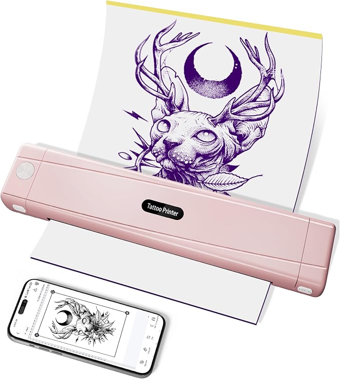 TATTMUSE 2026 New Version Tattoo Stencil Printer by TATTMUSE