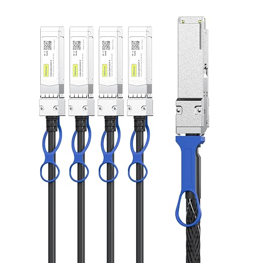 10Gtek 100G QSFP28 to 4X 25G SFP28 Breakout DAC Passive Direct Attach Copper - Image 3