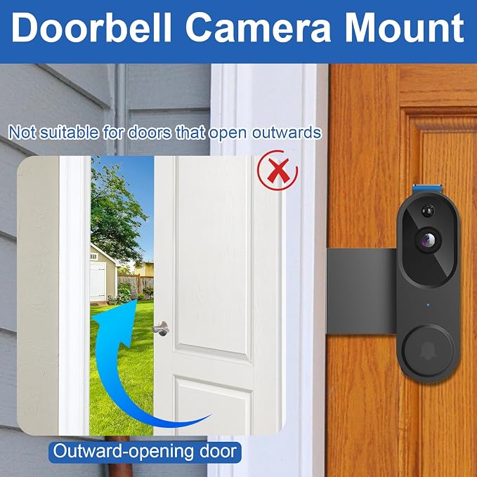 Anti-Theft Doorbell Mount No Drill Compatible - Image 6