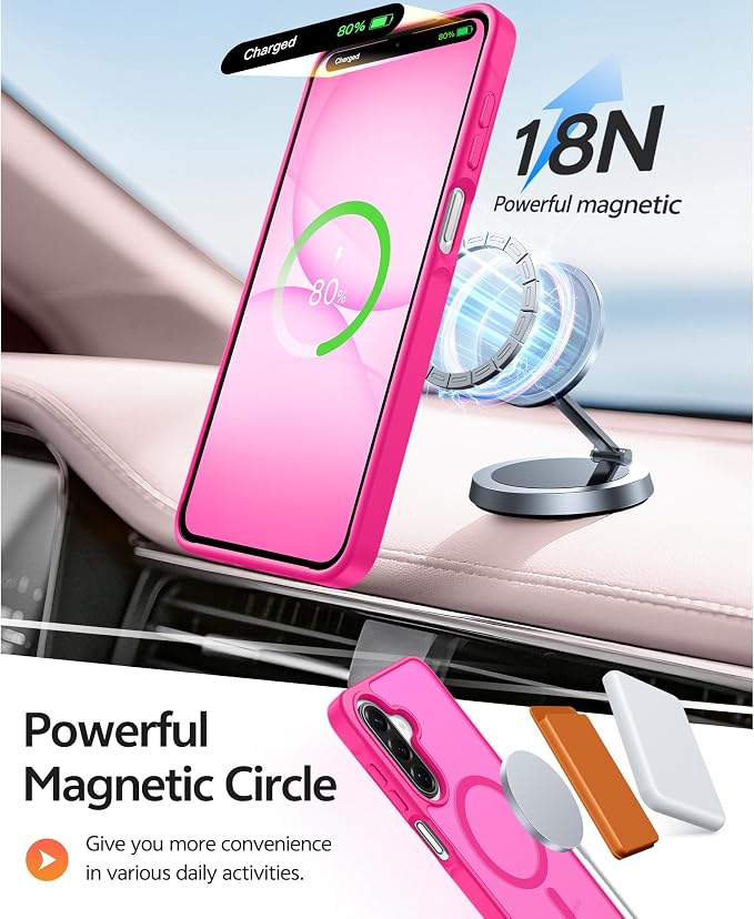 FNTCASE for Galaxy A17/A16 5G Phone Case: for Samsung A17 Cases Matte - Image 3