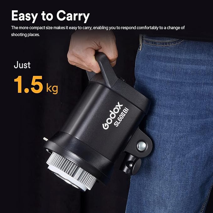Godox SL60IIBi Bi-Color LED Video Light 75W, 2800K-6500K, CRI96+ TLCI97+ - Image 5