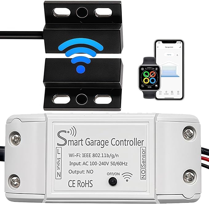 Smart Garage Door Opener Smart WiFi Garage Controller Garage Door Opener by XDTKML