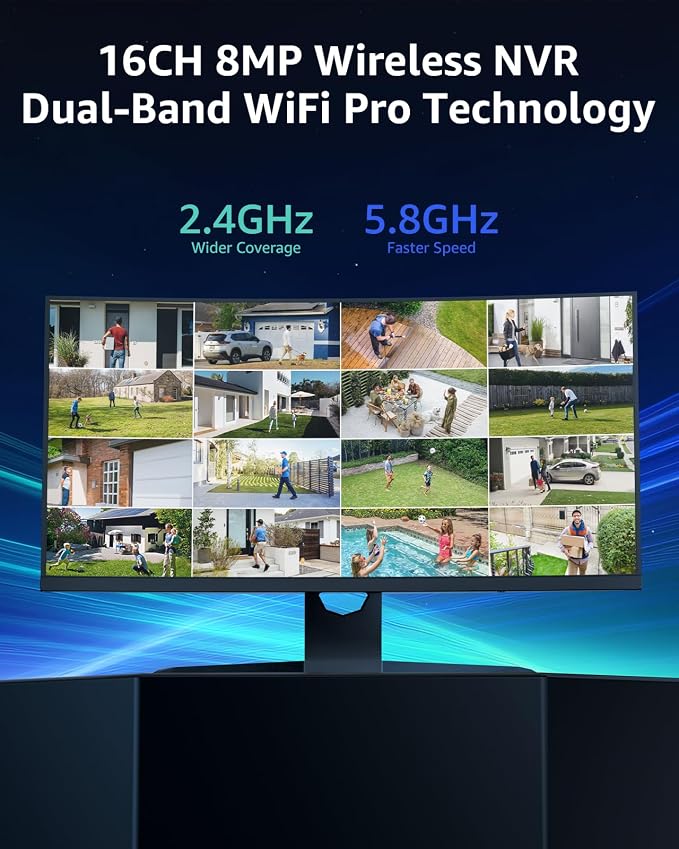 ANNKE 16 Channel Wireless Security Camera System - Image 2