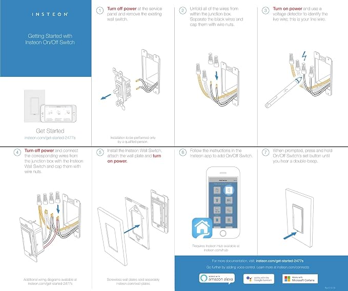 Insteon Smart Switch for Home, On/Off Switches for Lights, & Motors Up to 1HP - Image 6