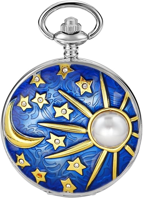 Men's Pocket Watch, Arabic Digital Dial Pocket Watches - Image 8