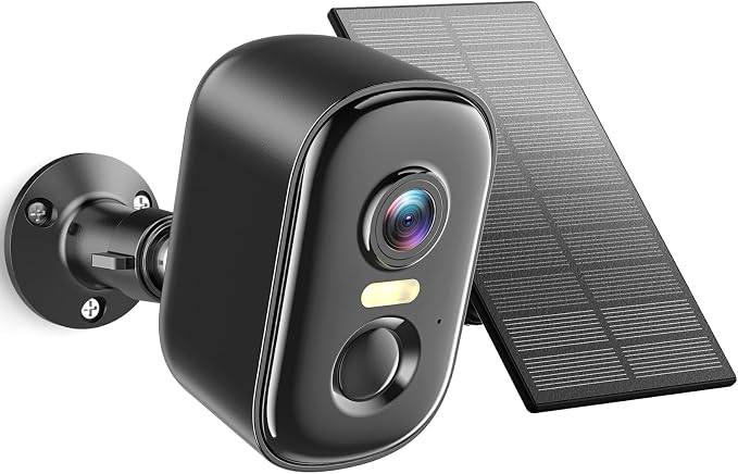 MISECU Solar Camera Outdoor Wireless, 2K Battery Powered WiFi Cameras by MISECUSecurityCamera