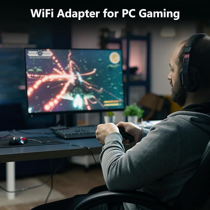 1300Mbps Wireless WiFi Adapter, USB3.0 WiFi Dongle 2.4G/5G 802.11AC Network - Image 7