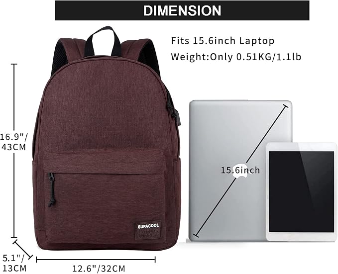 SUPACOOL Casual Laptop Backpack - Image 4