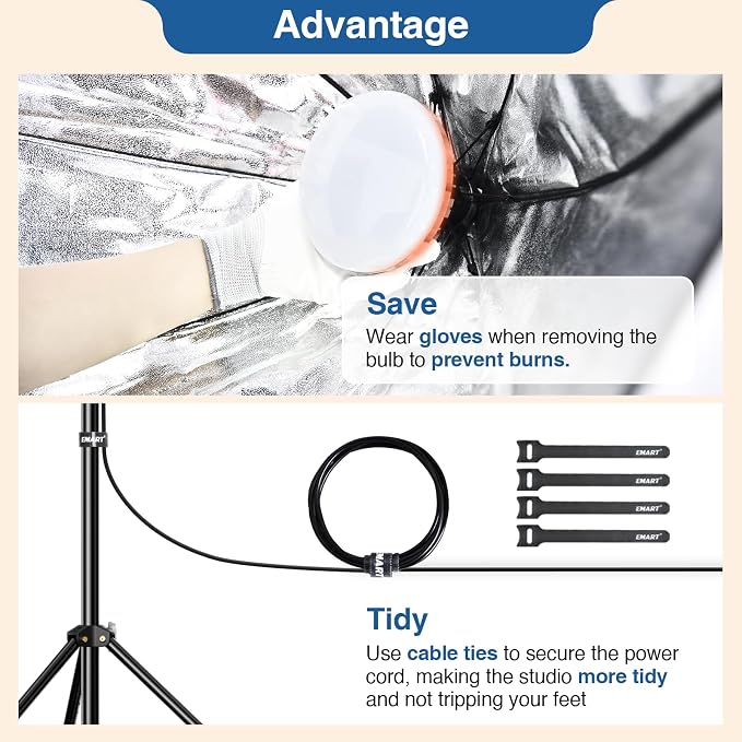 EMART Softbox Lighting Kit - Image 4