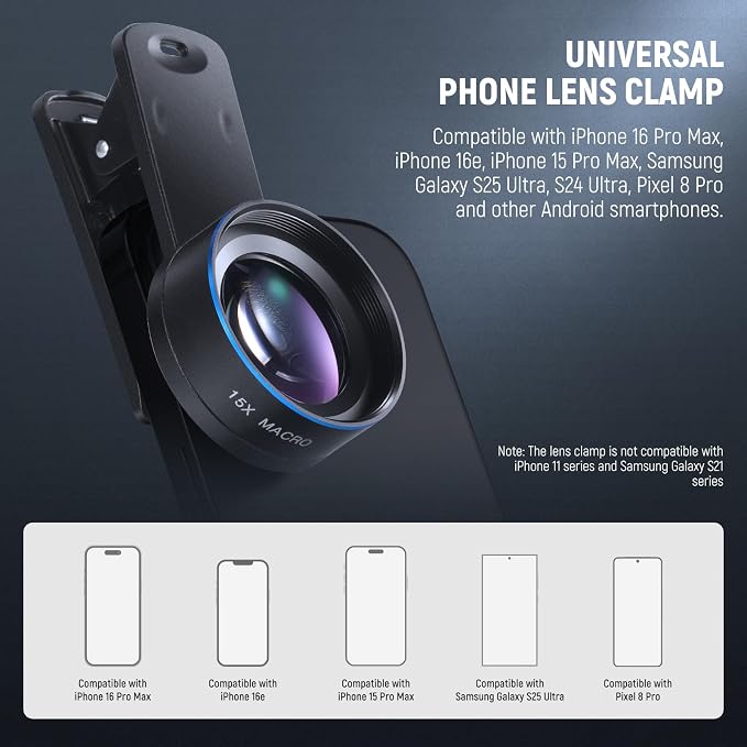 NEEWER Basics 15x Macro Phone Lens Kit - Image 5