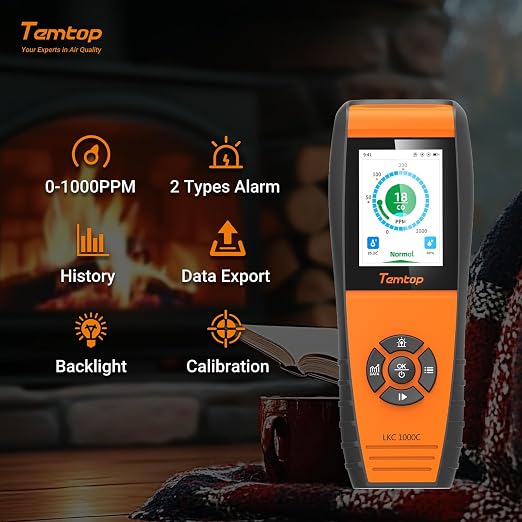 Temtop Portable Air Quality Monitor, Rechargeable Detector - Image 7