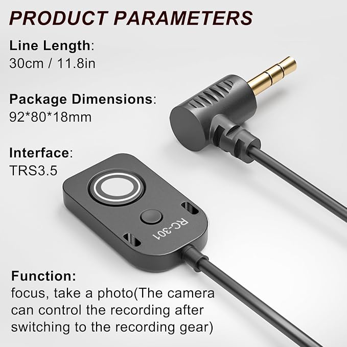 for Fuji gfx100II/GFX100RF Cable Release Wire Shutter Button Shooting - Image 8