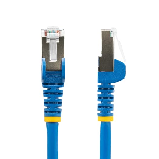 StarTech.com 50ft Blue CAT6a Ethernet Cable, Snagless RJ45, 100W PoE++ - Image 2