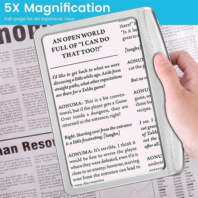 Rechargeable 5X Magnifying Glass - Image 3