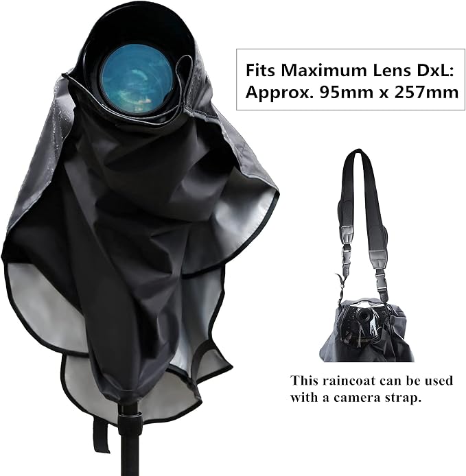 Professional DSLR Camera Rain Cover Gear Large Sleeve Protection - Image 3