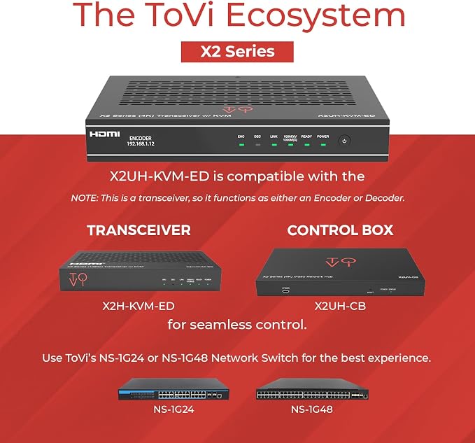 ToVi X2 Series 4K AV-Over-IP Encoder & Decoder - Image 6