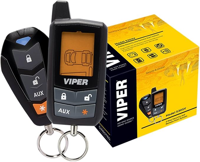 Viper 5305V 2 Way LCD Vehicle Car Alarm Keyless Entry Remote Start System by VOXXByGentexCorporation