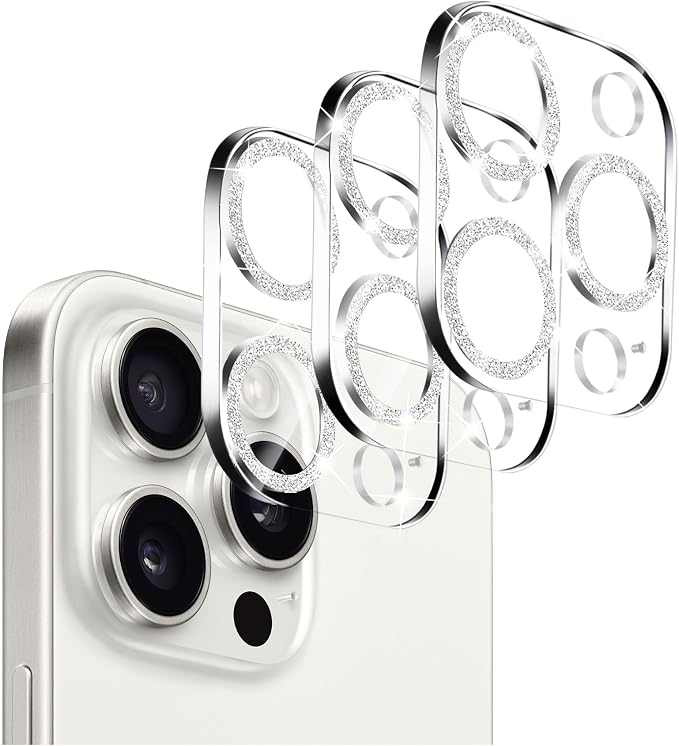 Dengduoduo 3 Pack Tempered Glass Camera Lens Protector by Dengduoduo