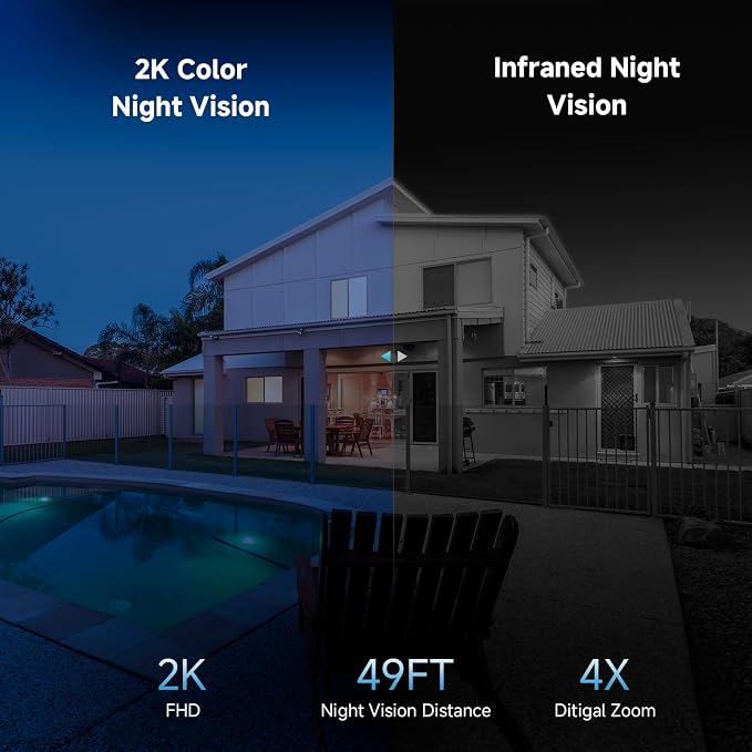 Oculview 2K Solar Security Cameras Wireless Outdoor, Cameras - Image 4