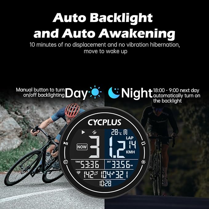 CYCPLUS GPS Bike Computer, Wireless Cycling Computer, ANT+ Bluetooth Bicycle - Image 9